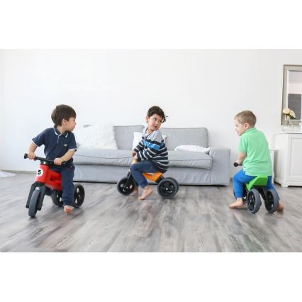 Funny Wheels - Bicicleta de equilibrio 2 en 1 RIDER SPORT rojo/negro