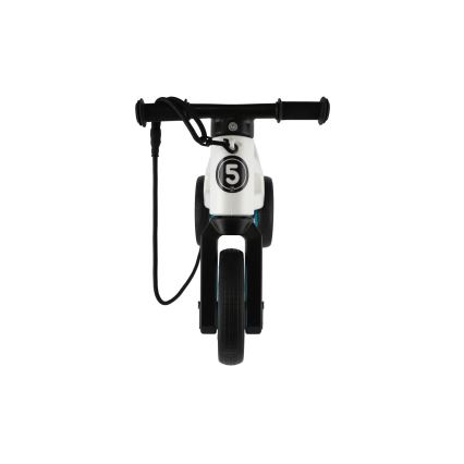 Funny Wheels - Bicicleta sin pedales 2 en 1 RIDER SUPER SPORT blanco/negro/azul