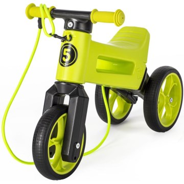 Funny Wheels - Bicicleta sin pedales 2 en 1 RIDER SUPER SPORT verde/negro