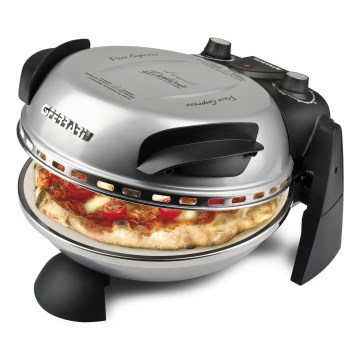 G3Ferrari G1000606 - Horno para pizza DELIZIA 1200W/230V plateado