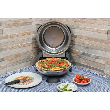 G3Ferrari G1000606 - Horno para pizza DELIZIA 1200W/230V plateado