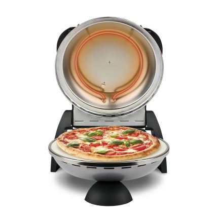 G3Ferrari G1000606 - Horno para pizza DELIZIA 1200W/230V plateado
