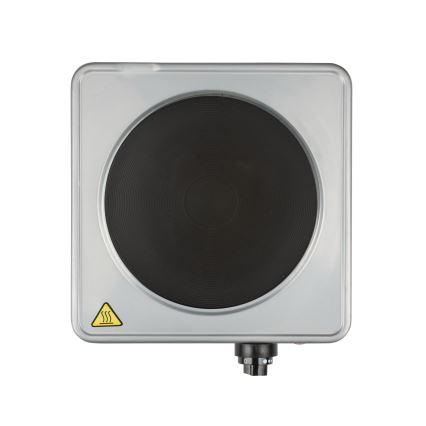 G3Ferrari G1012100 - Placa eléctrica individual CALDONE, 1500 W/230 V, acero inoxidable