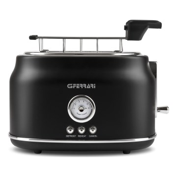 G3Ferrari G1013400 - Tostadora ARTISTA de 2 ranuras 750W/230V, negra