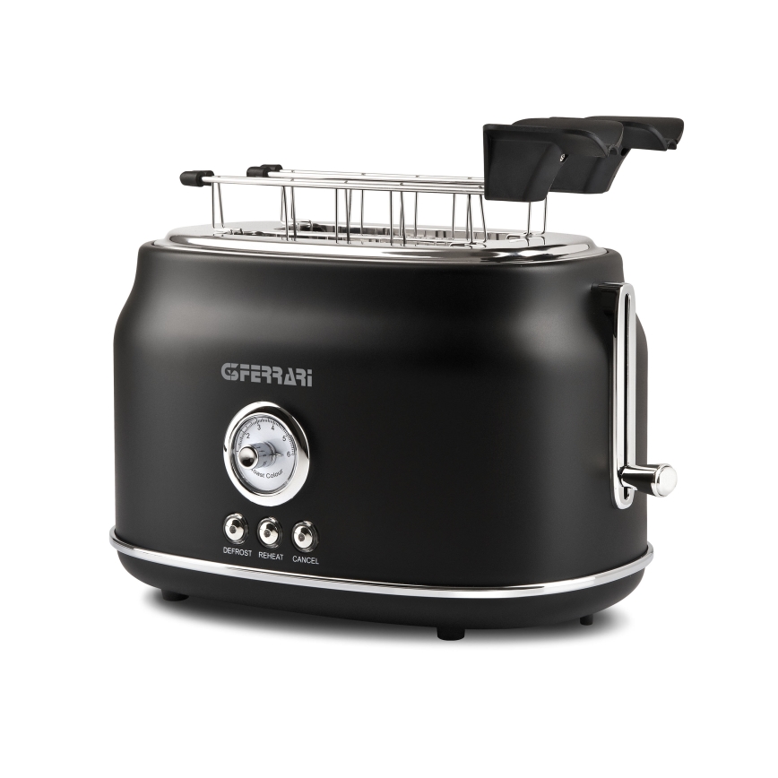 G3Ferrari G1013400 - Tostadora ARTISTA de 2 ranuras 750W/230V, negra