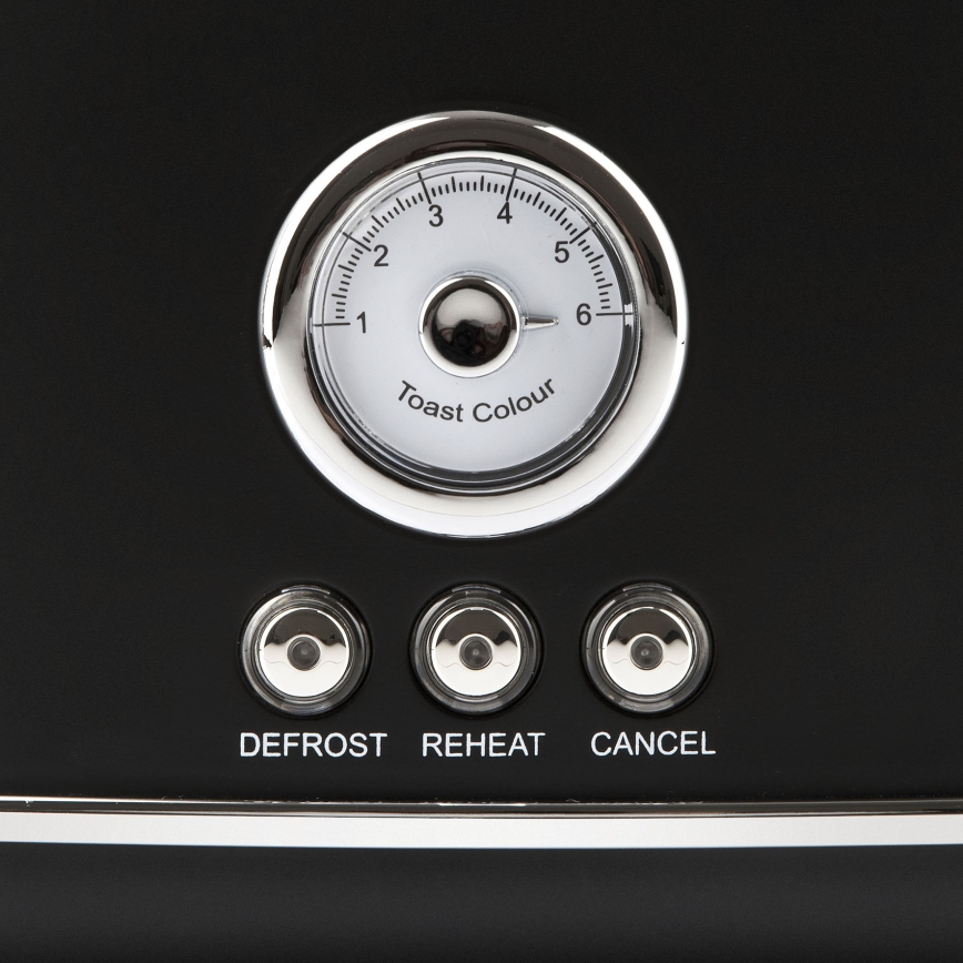 G3Ferrari G1013400 - Tostadora ARTISTA de 2 ranuras 750W/230V, negra
