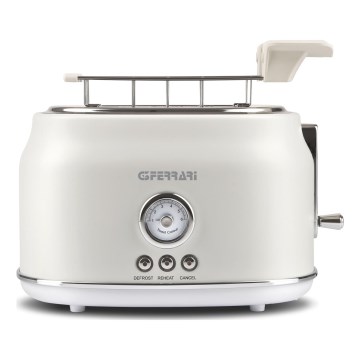 G3Ferrari G1013401 - Tostadora de 2 ranuras ARTISTA 750W/230V blanca