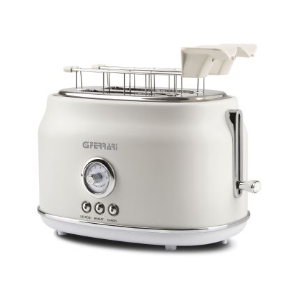 G3Ferrari G1013401 - Tostadora de 2 ranuras ARTISTA 750W/230V blanca