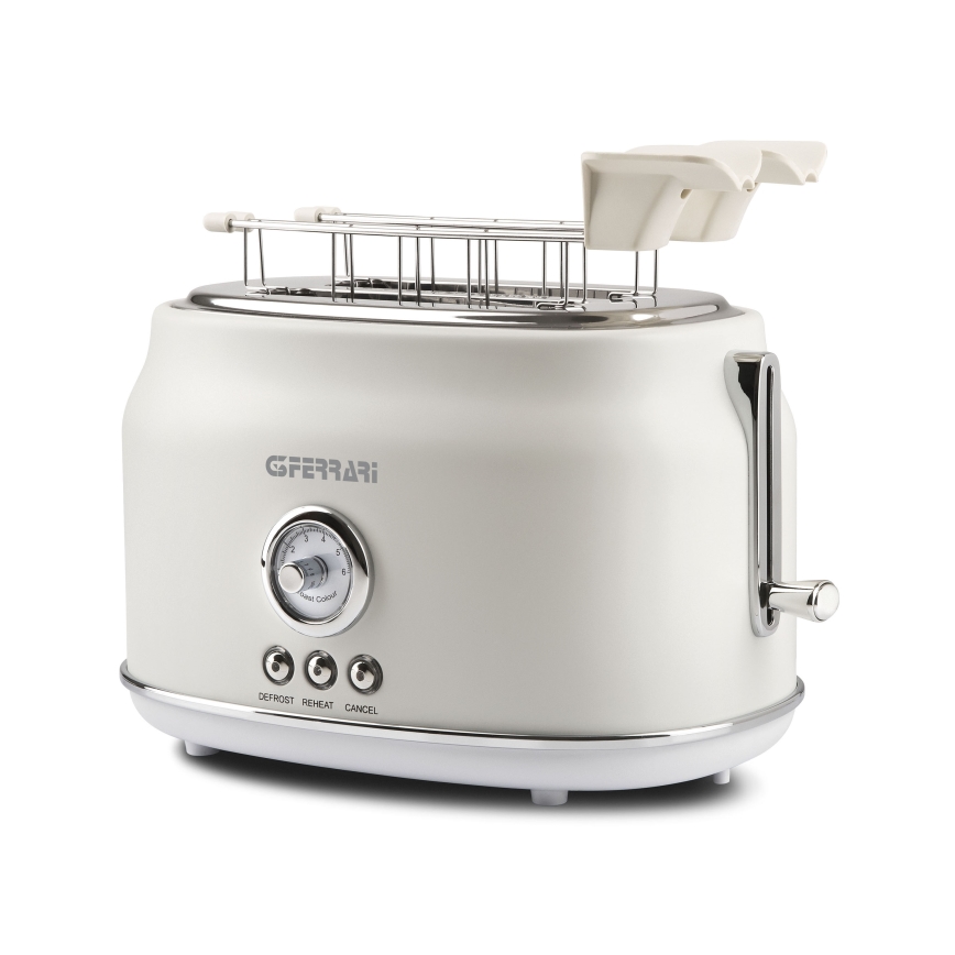 G3Ferrari G1013401 - Tostadora de 2 ranuras ARTISTA 750W/230V blanca