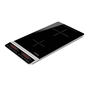 G3Ferrari G1013900 - Placa de inducción de dos zonas DINAMIKO 3100 W/230 V negra
