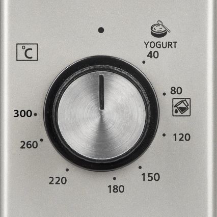 G3Ferrari G1015300 - Horno de convección ROSTO 1400W/230V 45 l acero inoxidable/negro