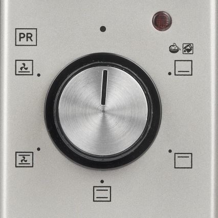 G3Ferrari G1015300 - Horno de convección ROSTO 1400W/230V 45 l acero inoxidable/negro