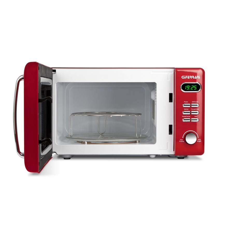 G3Ferrari G1015502 - Microondas con grill 1150 W/230 V, 20 l, rojo
