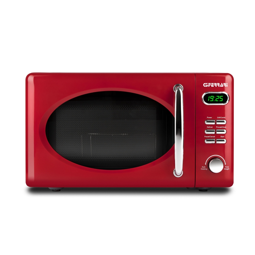 G3Ferrari G1015502 - Microondas con grill 1150 W/230 V, 20 l, rojo
