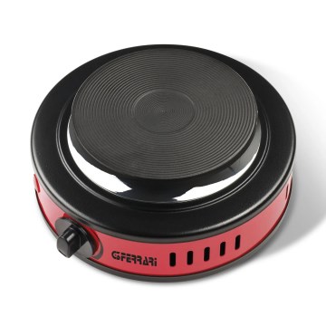 G3Ferrari G1015700 - Placa de inducción de un solo fuego FURNEL 500W/230V, negra/roja