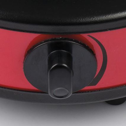 G3Ferrari G1015700 - Placa de inducción de un solo fuego FURNEL 500W/230V, negra/roja
