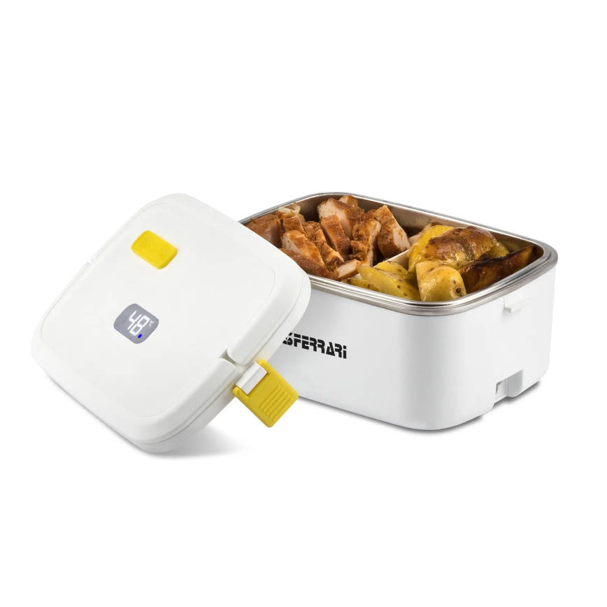 G3Ferrari G1016601 - Calentador eléctrico de alimentos VITTO 48W/230V 0,8 l blanco/amarillo