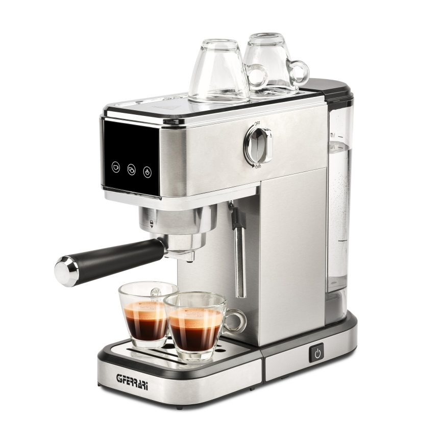 G3Ferrari G1018900 - Cafetera espresso de palanca 1350W/230V 15 bar acero inoxidable