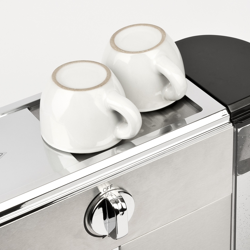 G3Ferrari G1018900 - Cafetera espresso de palanca 1350W/230V 15 bar acero inoxidable