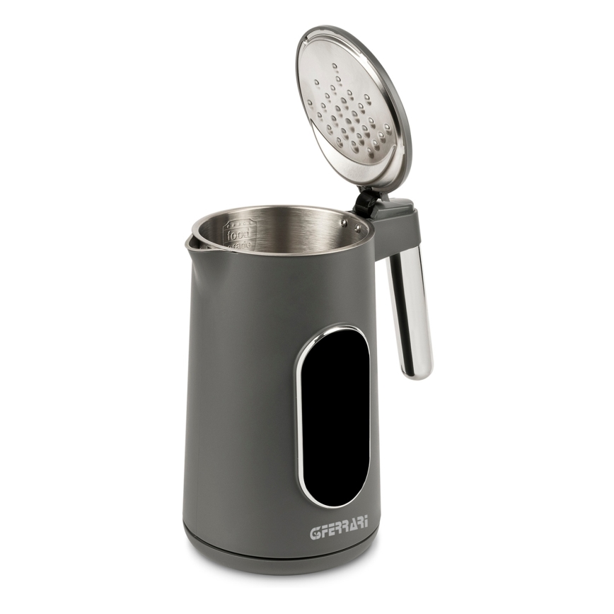 G3Ferrari G1020500 - Hervidor eléctrico TISANIERE de 1,7 l, 2200 W/230 V, gris