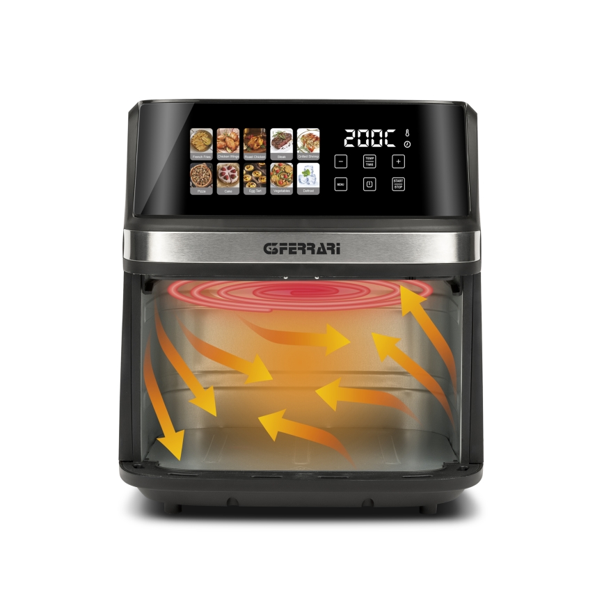 G3Ferrari G1021200 - Freidora de aire caliente FRIGGISANO 1700W/230V 8 l negra