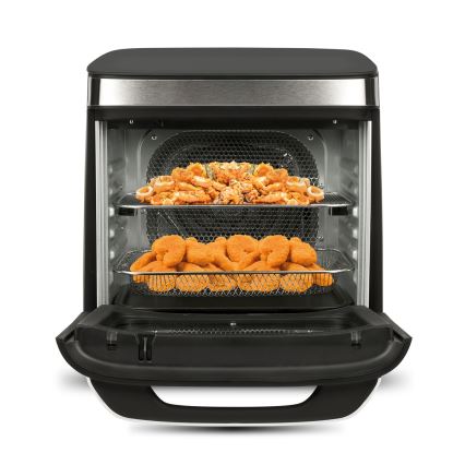 G3Ferrari G1021900 - Freidora de aire FRIGGISANO 1800 W/230 V 13 l acero inoxidable/negro