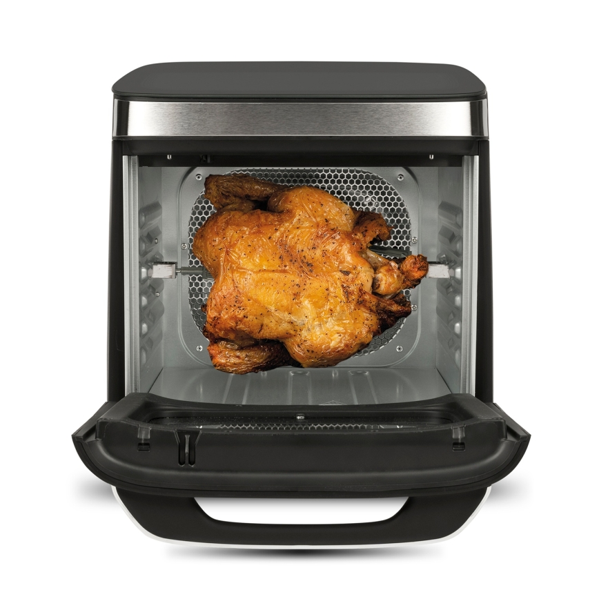 G3Ferrari G1021900 - Freidora de aire FRIGGISANO 1800 W/230 V 13 l acero inoxidable/negro