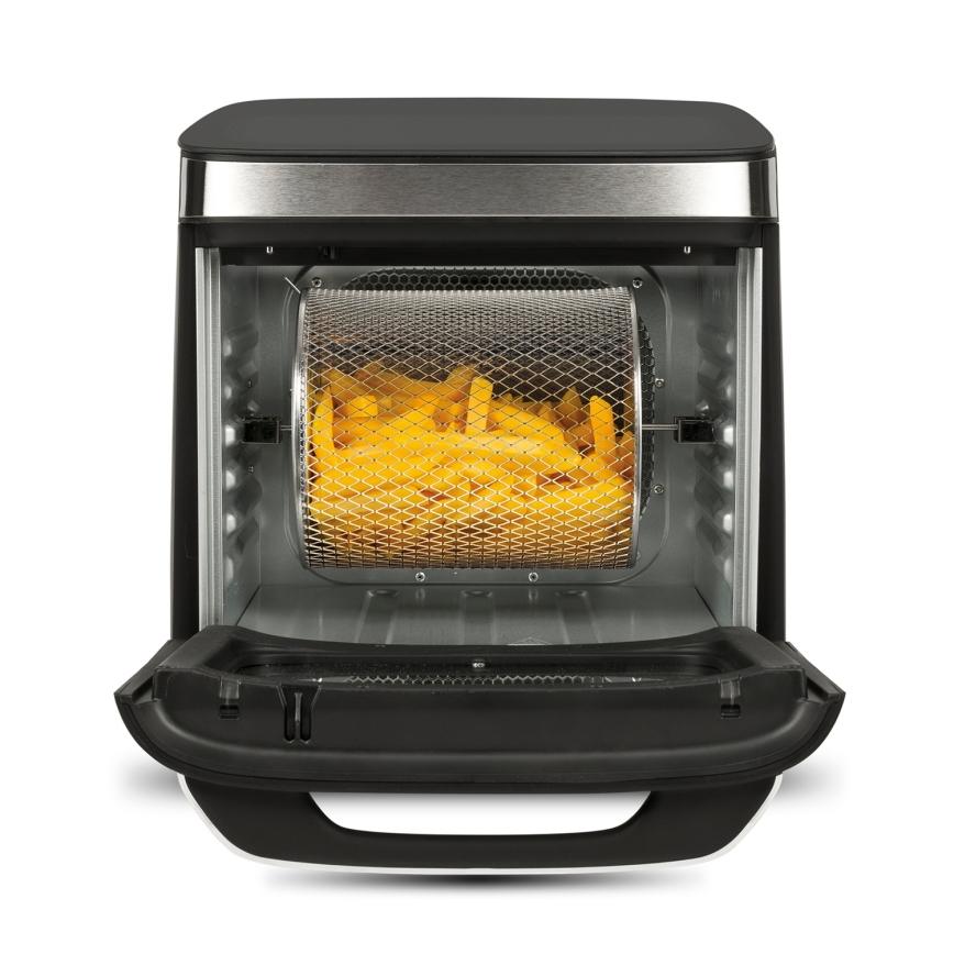 G3Ferrari G1021900 - Freidora de aire FRIGGISANO 1800 W/230 V 13 l acero inoxidable/negro