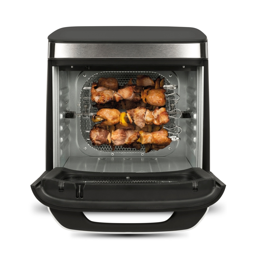 G3Ferrari G1021900 - Freidora de aire FRIGGISANO 1800 W/230 V 13 l acero inoxidable/negro
