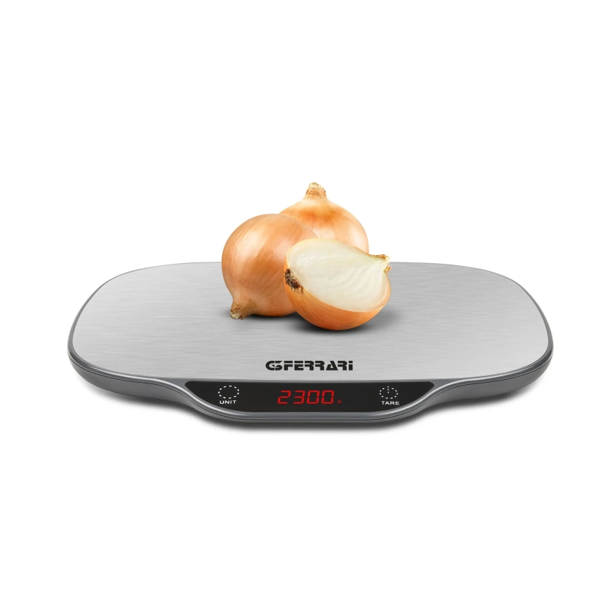 G3Ferrari G2009600 - Báscula de cocina PATTY 2xAAA de acero inoxidable