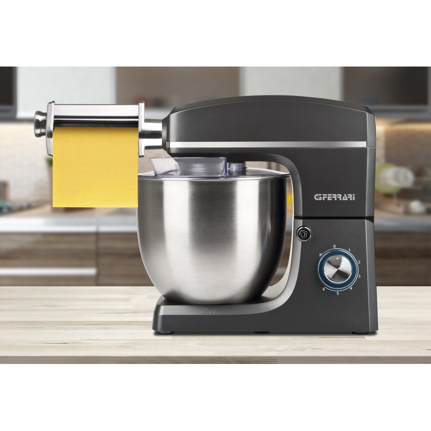 G3Ferrari G20113 - Robot de cocina con cuenco de acero inoxidable PASTAIO 10 L 2200 W/230 V gris