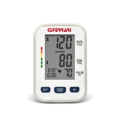 G3Ferrari G3005501 - Monitor de presión arterial digital de brazo, 4xAA