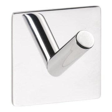 Gancho 4,5x4,5 cm acero inoxidable/plateado