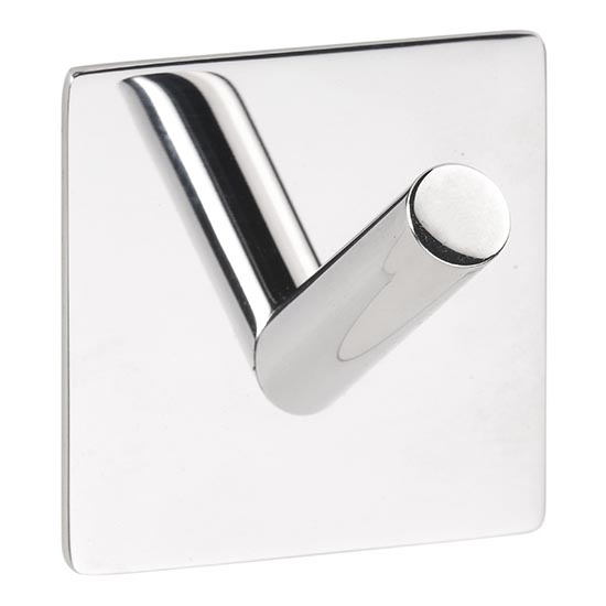 Gancho 4,5x4,5 cm acero inoxidable/plateado