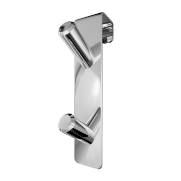 Gancho para radiador INOX, acero inoxidable/cromo brillante