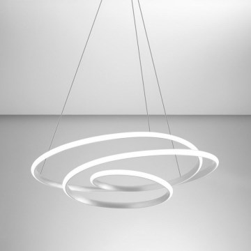 Gea Luce DIVA S G BIANCO - Lámpara de araña LED regulable DIVA LED/44W/230V blanco