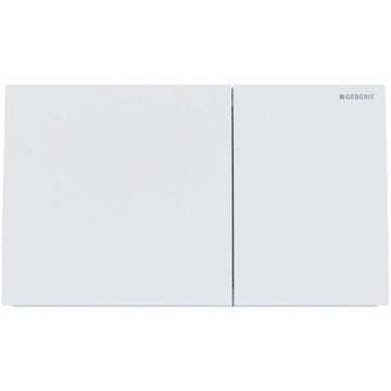 Geberit 115.622.JT.1 - Pulsador de descarga Sigma70 25x14,6 cm blanco mate