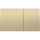 Geberit 115.622.QF.1 - Pulsador de descarga Sigma70 25x14,6 cm latón cepillado
