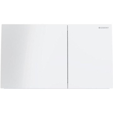 Geberit 115.622.SI.1 - Pulsador de descarga Sigma70 25x14,6 cm blanco