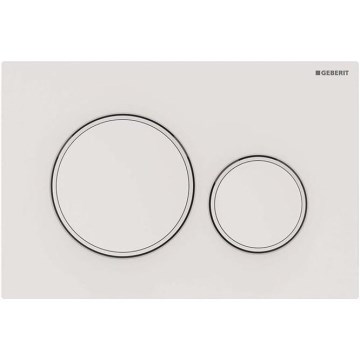 Geberit 115.882.01.1 - Botón de descarga Sigma20 24,6x16,4 cm blanco