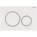 Geberit 115.882.11.1 - Botón de descarga Sigma20 24,6x16,4 cm blanco