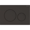 Geberit 115.882.16.1 - Pulsador de descarga Sigma20 24,6x16,4 cm negro mate