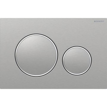 Geberit 115.882.SN.1 - Pulsador de descarga Sigma20 24,6x16,4 cm acero inoxidable