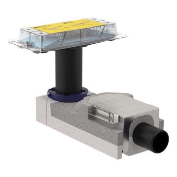 Geberit 154.150.00.1 - Kit de instalación para canaleta de desagüe CleanLine 90-220 mm