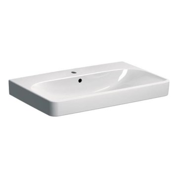 Geberit 500.249.01.1 - Lavabo suspendido Smyle Square 75x48 cm cerámica/blanco