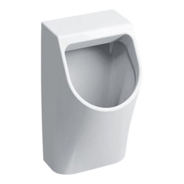 Geberit 500.254.01.1 - Urinario Smyle con entrada trasera y salida posterior, cerámica blanca