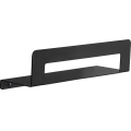 Gedy - Estante con toallero CLEO 30 cm negro mate