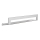 Gedy - Estante con toallero CLEO 50 cm, acero inoxidable mate
