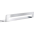 Gedy - Estante con toallero CLEO 50 cm, acero inoxidable pulido