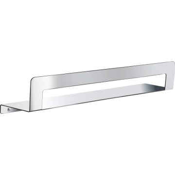Gedy - Estante con toallero CLEO 50 cm, acero inoxidable pulido